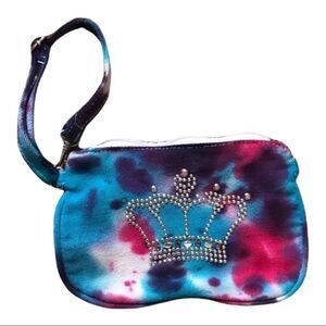 Tie dye wristlet purse